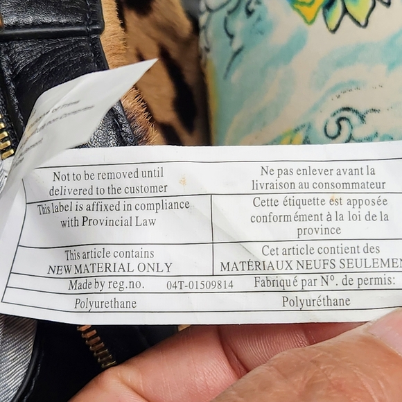 Aritzia Auxiliary Cow Leather Leopard Print Crossbody Purse - Picture 15 of 16